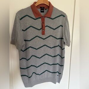 Hugo Boss Lightweight Polo Sweater